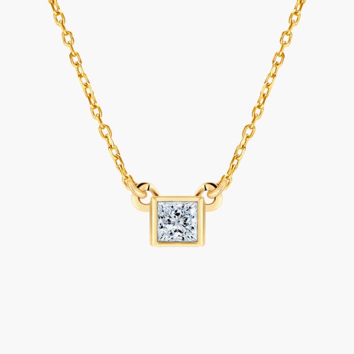 Naszyjnik Pure: złoty, diament